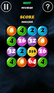 2048 bubble ballz screenshot 1
