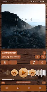 Poweramp v3 skin wood screenshot 9