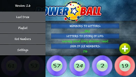 Generator PowerBall screenshot 1