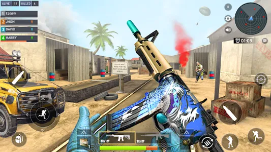 GUN SHOOTING ZOMBIE DEAD GAMES screenshot 2