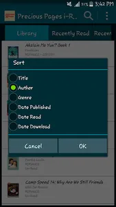 Precious Pages iReader screenshot 1