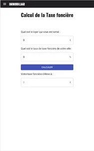 Taxe foncière simulateur screenshot 2