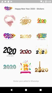 WASticker Apps - Happy New Yea screenshot 1