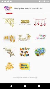 WASticker Apps - Happy New Yea screenshot 2