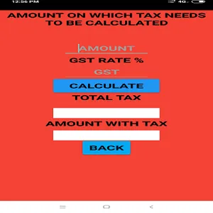 GST CALCULATOR screenshot 1