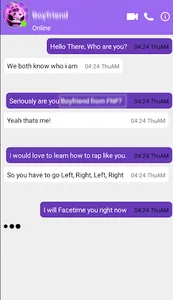 Chef Pigster fake video - call screenshot 2