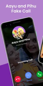 Aayu and Pihu fake Call & Chat screenshot 0