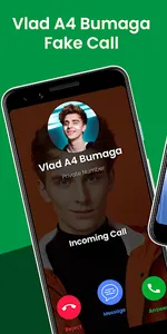 Vlad A4 Bumaga Fake Call Chat screenshot 0