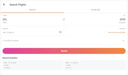 Prayaann Go: Cheap Flights screenshot 14