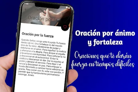 Oración por ánimo y fortaleza screenshot 1