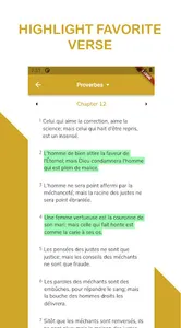 La Sainte Bible - French Bible screenshot 6