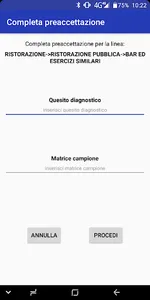 Preaccettazione GISA screenshot 3
