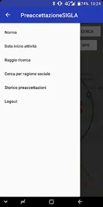 Preaccettazione GISA screenshot 5