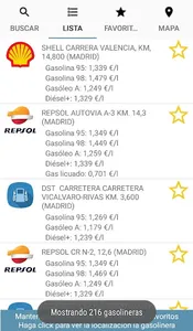 Gasolineras España PRO screenshot 1