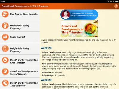 Pregnancy Tips Diet Nutrition screenshot 13