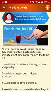 Pregnancy Tips Diet Nutrition screenshot 4