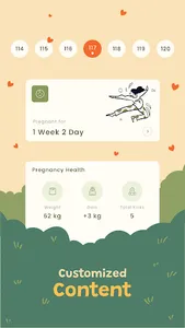 Pregnancy App - Period Tracker screenshot 1