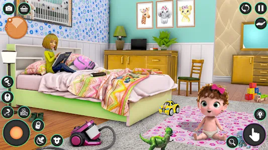 Pregnant Mom Family Game 3D screenshot 28