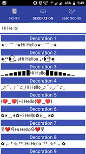 Fancy Font Style Message Gener screenshot 1