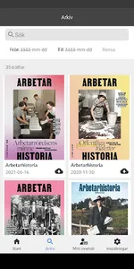 Arbetarhistoria screenshot 1