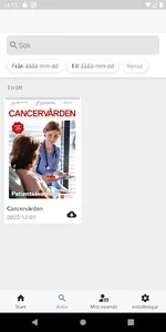 Tidningen Cancervården screenshot 1