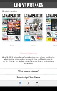 Lokalpressens e-tidning screenshot 2