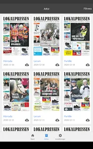 Lokalpressens e-tidning screenshot 3