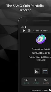 Samo Coin Portfolio Tracker screenshot 0