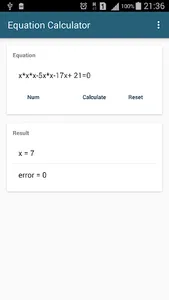 Algebra Equation Calculator screenshot 5