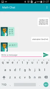 Math Chat screenshot 1