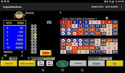 Vegas Video Keno screenshot 15