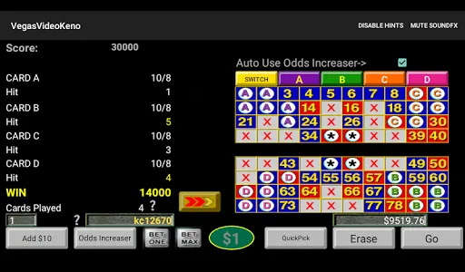 Vegas Video Keno screenshot 8