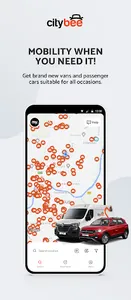CityBee shared mobility screenshot 0