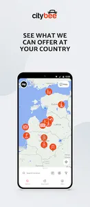 CityBee shared mobility screenshot 1