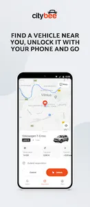 CityBee shared mobility screenshot 3