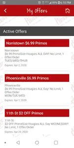 PrimoHoagies screenshot 2