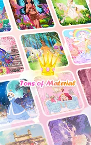 Princess Color by Number Game screenshot 6