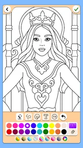 Princess Coloring Game screenshot 0