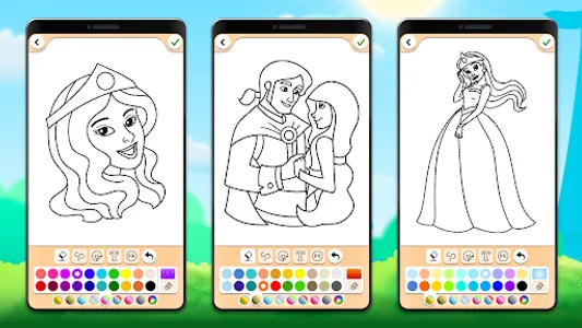 Princess Coloring Game screenshot 14