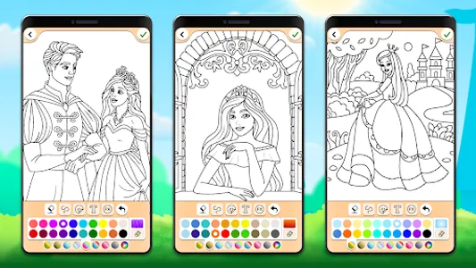 Princess Coloring Game screenshot 15