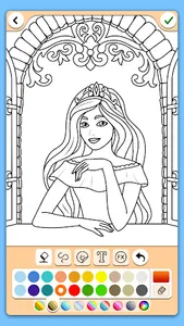 Princess Coloring Game screenshot 17