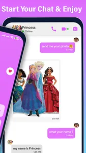 fake call with Princess screenshot 1