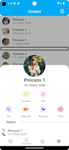 Princess Fake Video Call screenshot 1