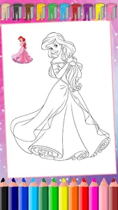 Princess Coloring:Drawing Game screenshot 10