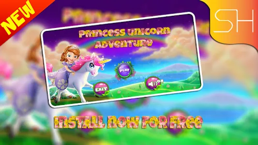 Princess Unicorn Adventure screenshot 0