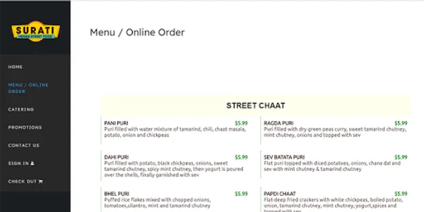 Surati Street Foods screenshot 1