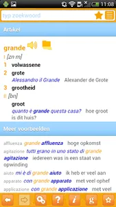 Woordenboek Italiaans Prisma screenshot 1