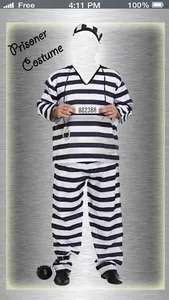 Jail Prisoner Suit Photo Edito screenshot 0