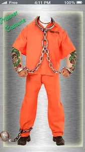 Jail Prisoner Suit Photo Edito screenshot 3