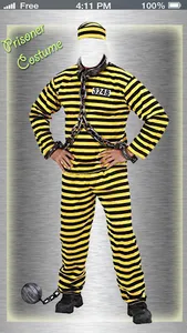 Jail Prisoner Suit Photo Edito screenshot 6